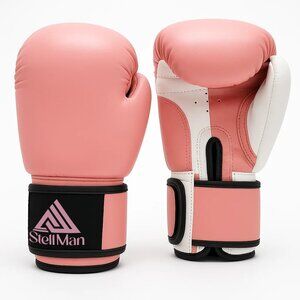 Stellman Elite Evo Boxing Gloves Dual Tone Professional Training Fight Gear NEW